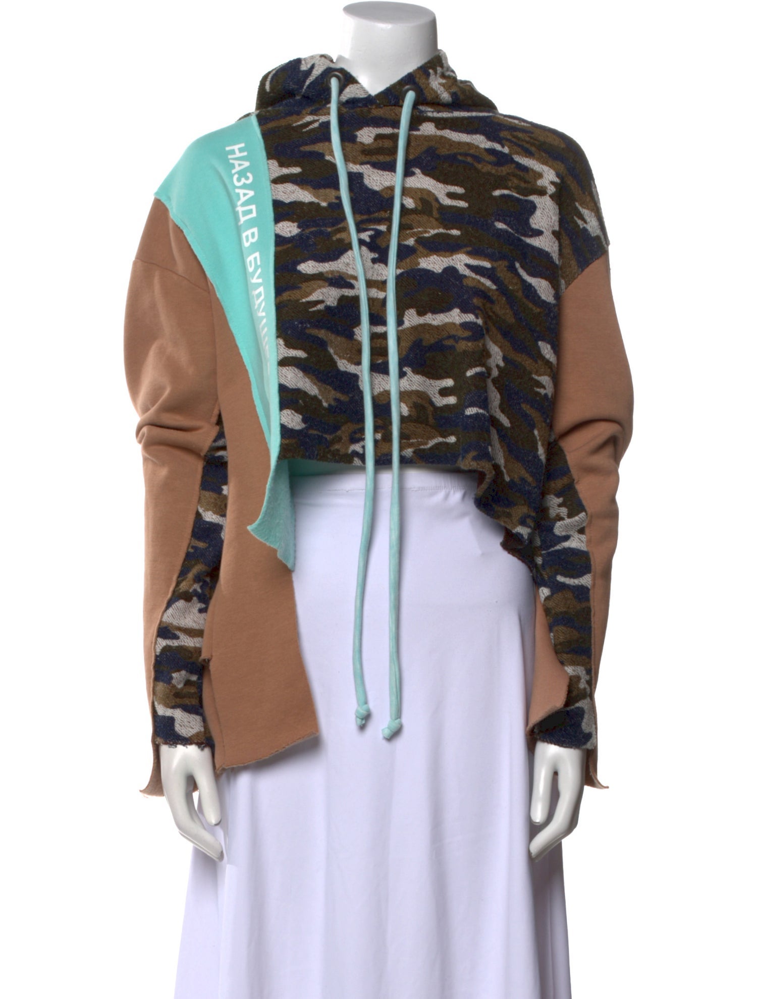 Natasha Zinko Camouflage Print Crew Neck Sweatshirt