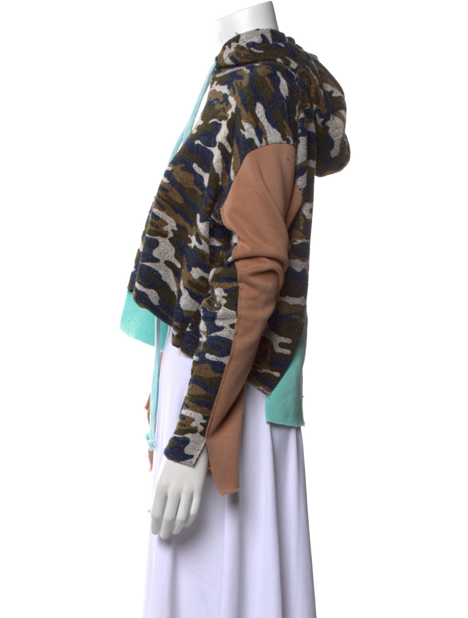 Natasha Zinko Camouflage Print Crew Neck Sweatshirt