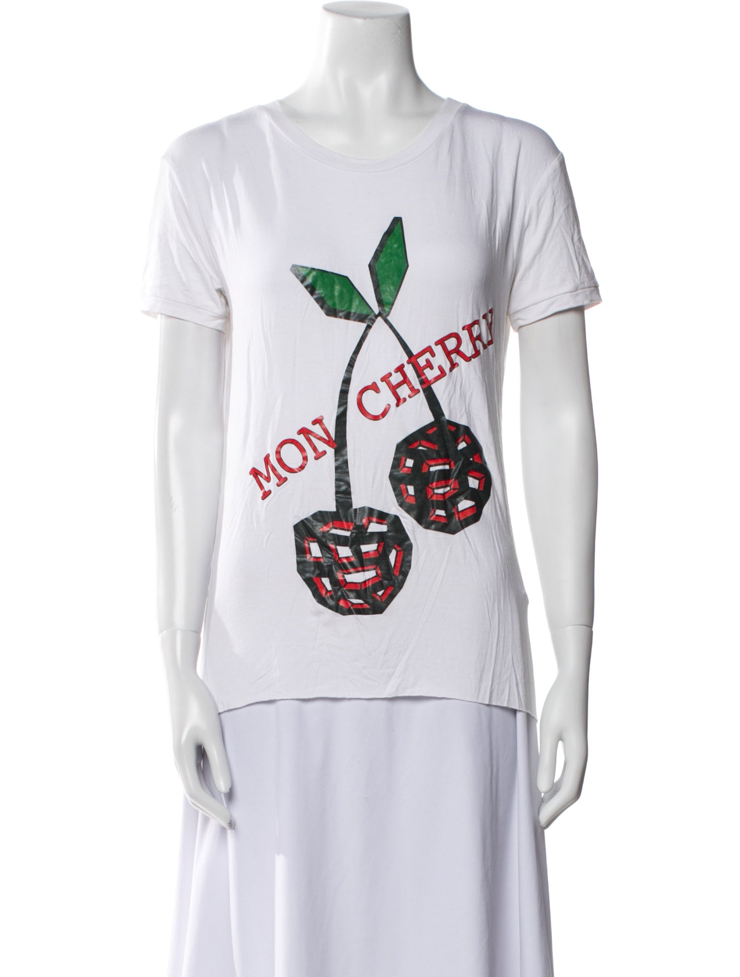 Natasha Zinko Graphic Print Crew Neck T-Shirt