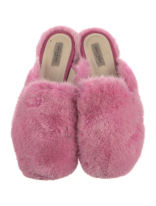 Natasha Zinko Faux Fur Mules