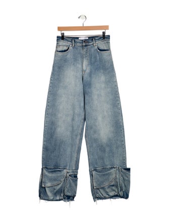 Natasha Zinko High-Rise Wide Leg Jeans