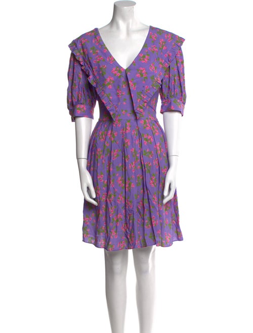 Natasha Zinko Floral Print Mini Dress