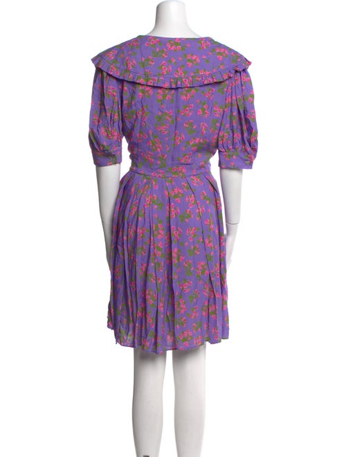 Natasha Zinko Floral Print Mini Dress