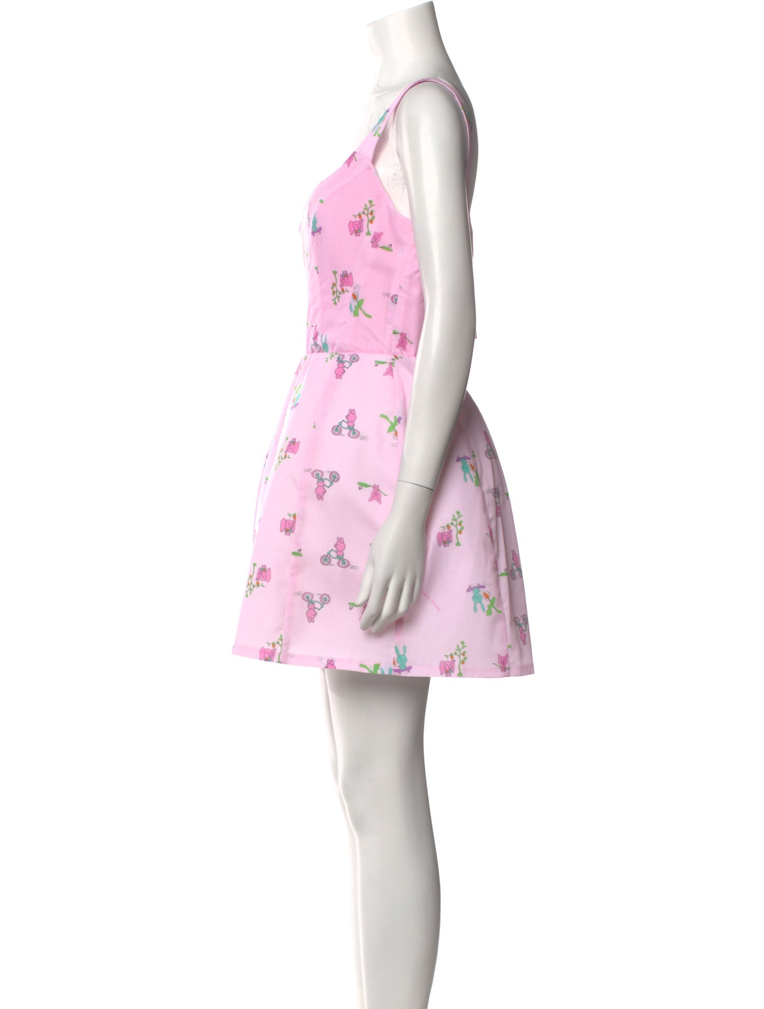 Natasha Zinko Floral Print Mini Dress