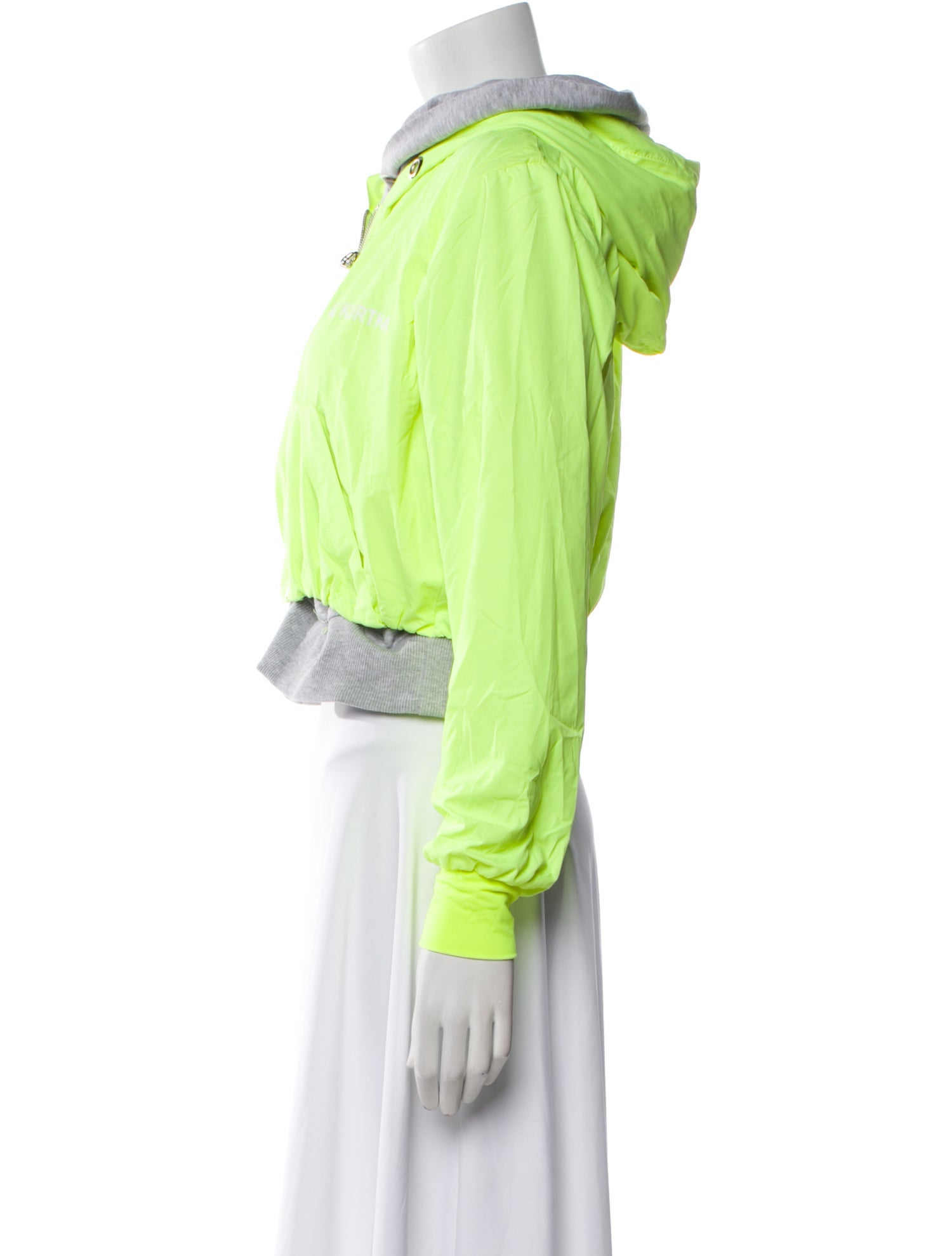 Natasha Zinko Nylon Colorblock Pattern Jacket