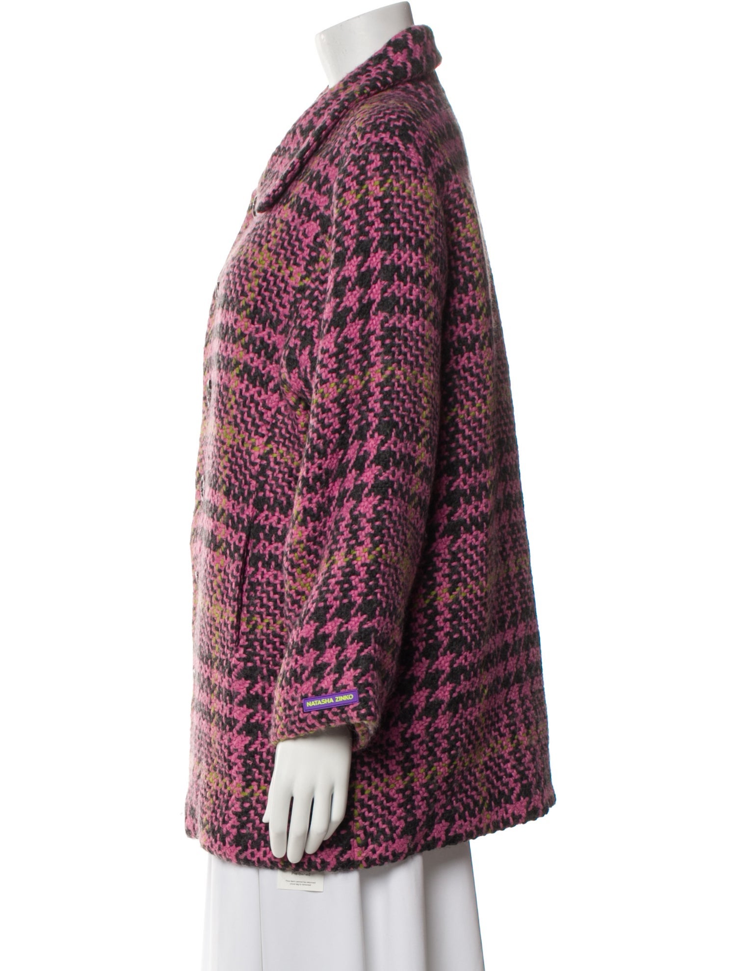 Natasha Zinko Plaid Print Jacket