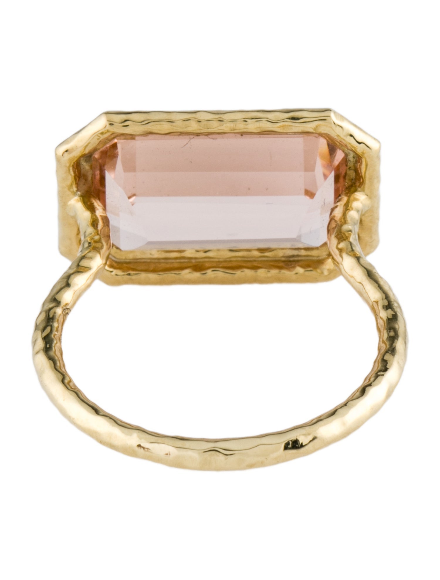 Octavia Elizabeth 18K Morganite Elbow Beach Cocktail Ring