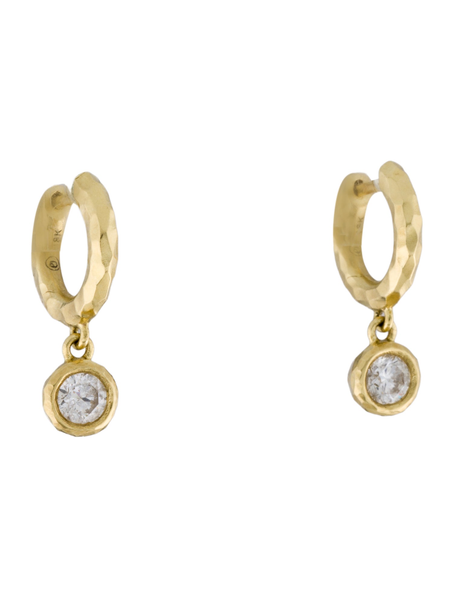 Octavia Elizabeth 18K Diamond Hidden Gem Drop Darrings