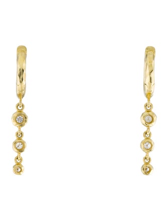 Octavia Elizabeth 18K Diamond Drop Earrings