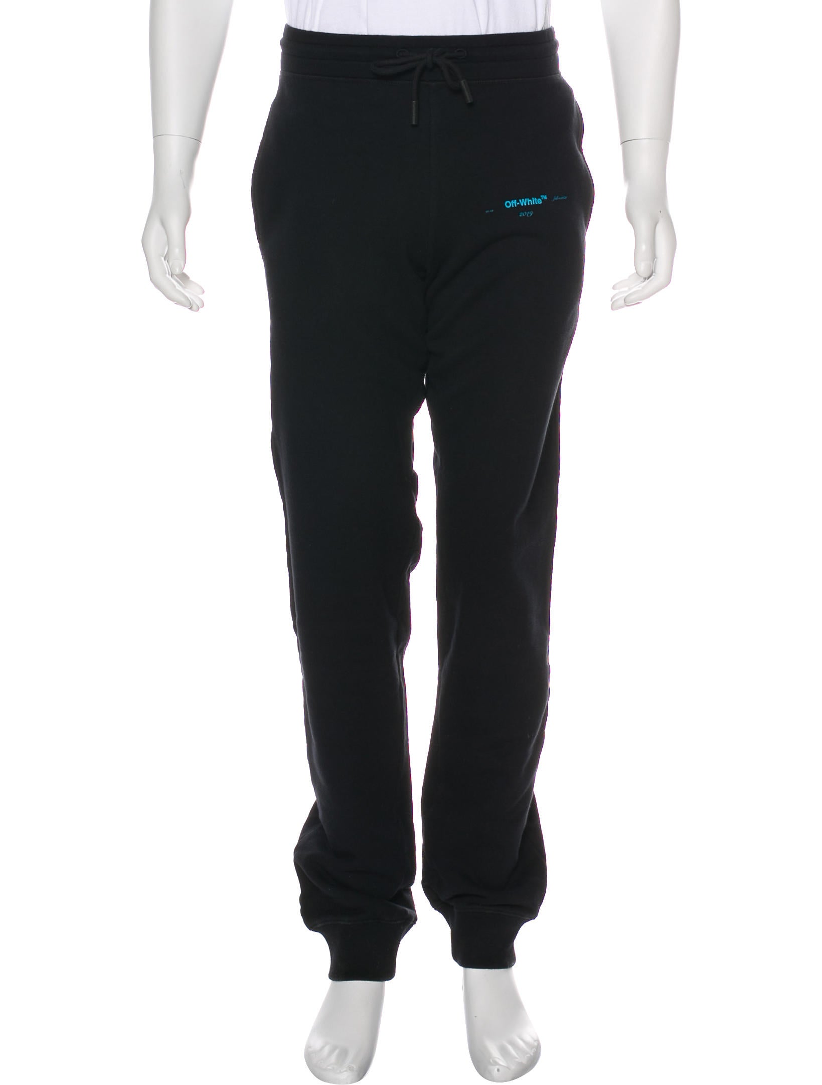 off white gradient pants