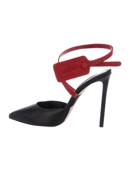 Off-White Leather Pumps White