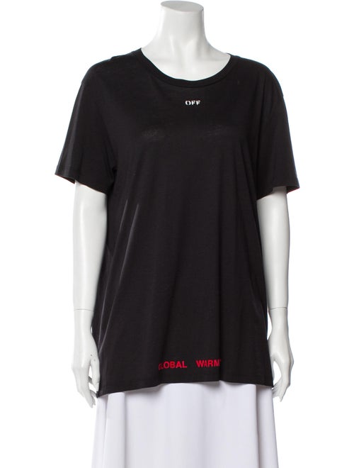 Off-White Cherry Blossom T-Shirt Graphic Print T-S