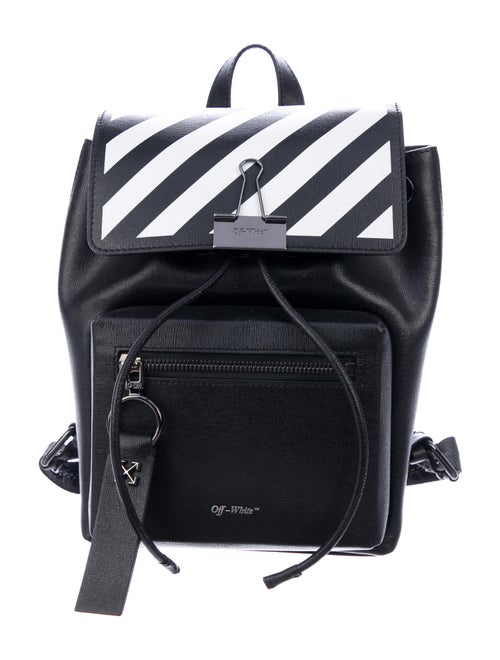 Off-White Diagonal Binder Backpack White