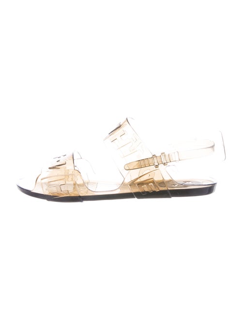 Off-White Slingback Sandals White
