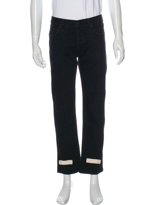 Off-White Straight-Leg Jeans White