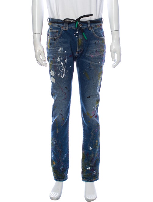 Off-White 2019 Skinny Jeans White