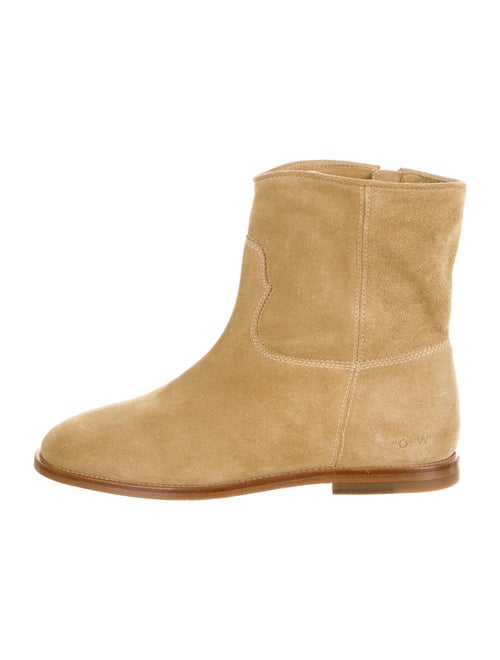 Off-White Work Wear Suede Boots White