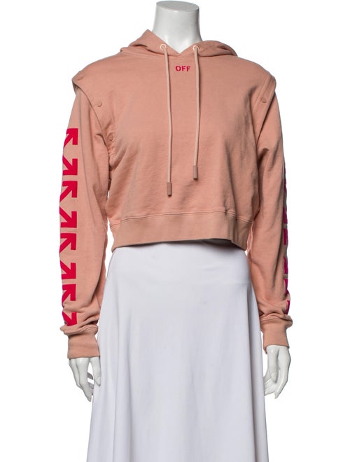 Off-White Crew Neck Long Sleeve Sweatshirt White