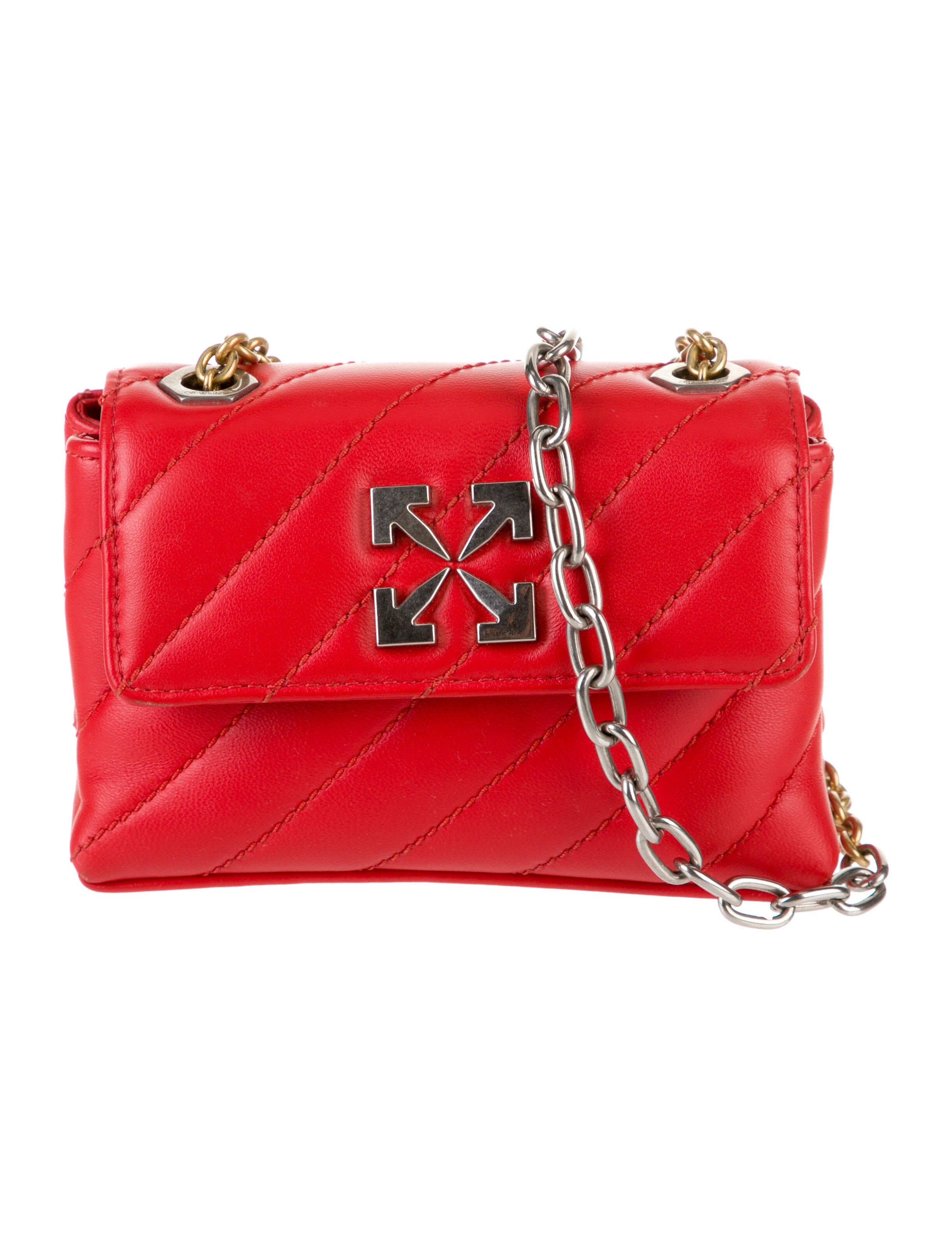 OffWhite Jackhammer 17 Crossbody Bag Red Crossbody Bags, Handbags