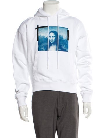 Off-White Sweatshirts & Hoodies Graphic Print Crew Neck Hoodie XS