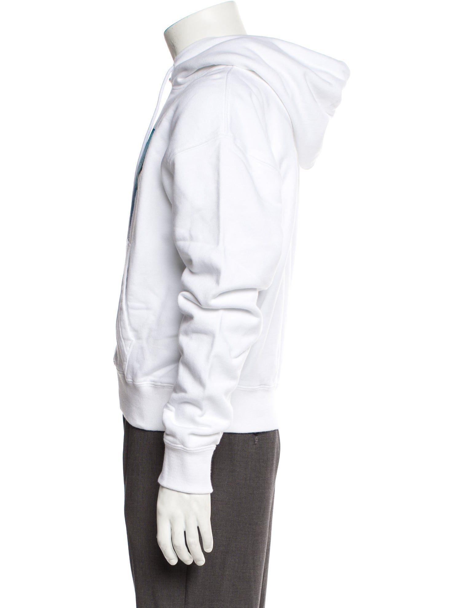 Off-White Graphic Print Crew Neck Hoodie w/ Tags