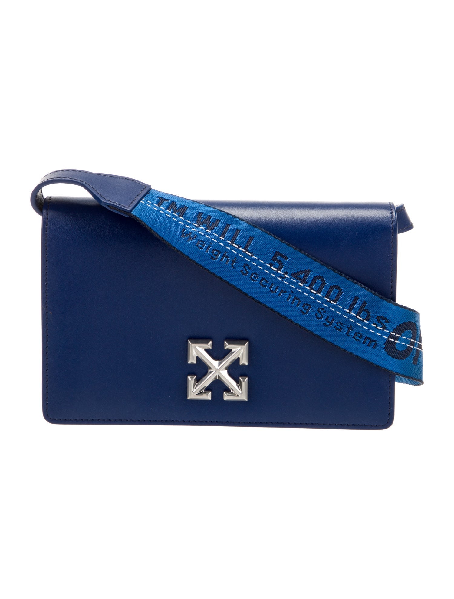 OffWhite Jitney 0.5 Crossbody Bag Blue Crossbody Bags, Handbags