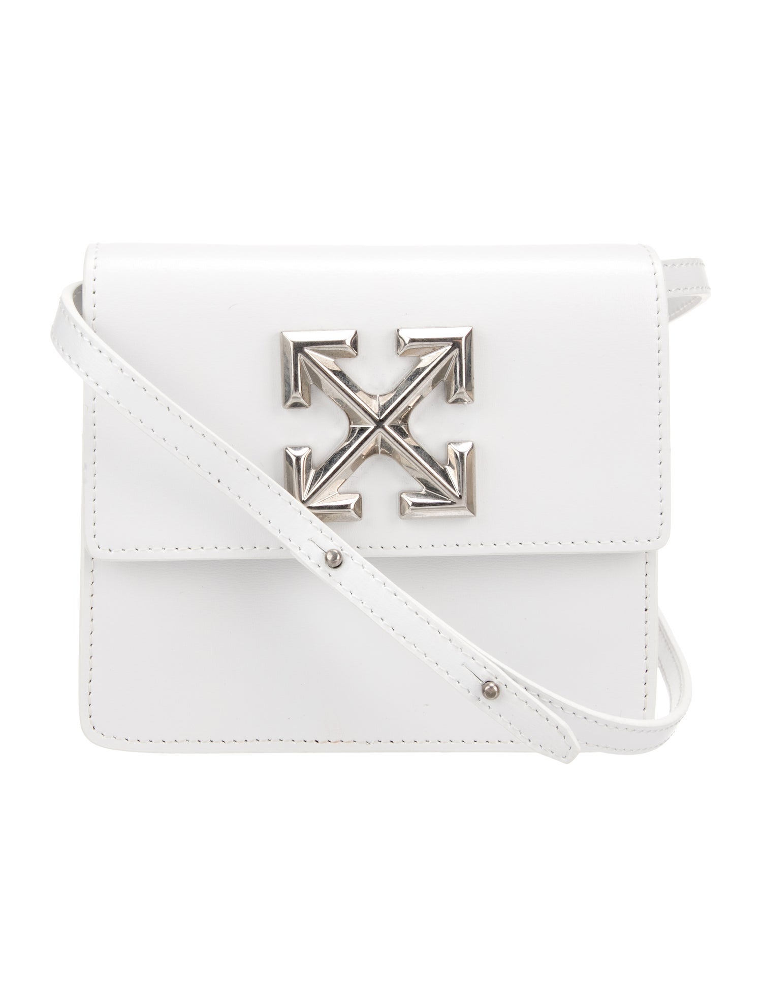 OffWhite Jitney Crossbody Bag White Crossbody Bags, Handbags