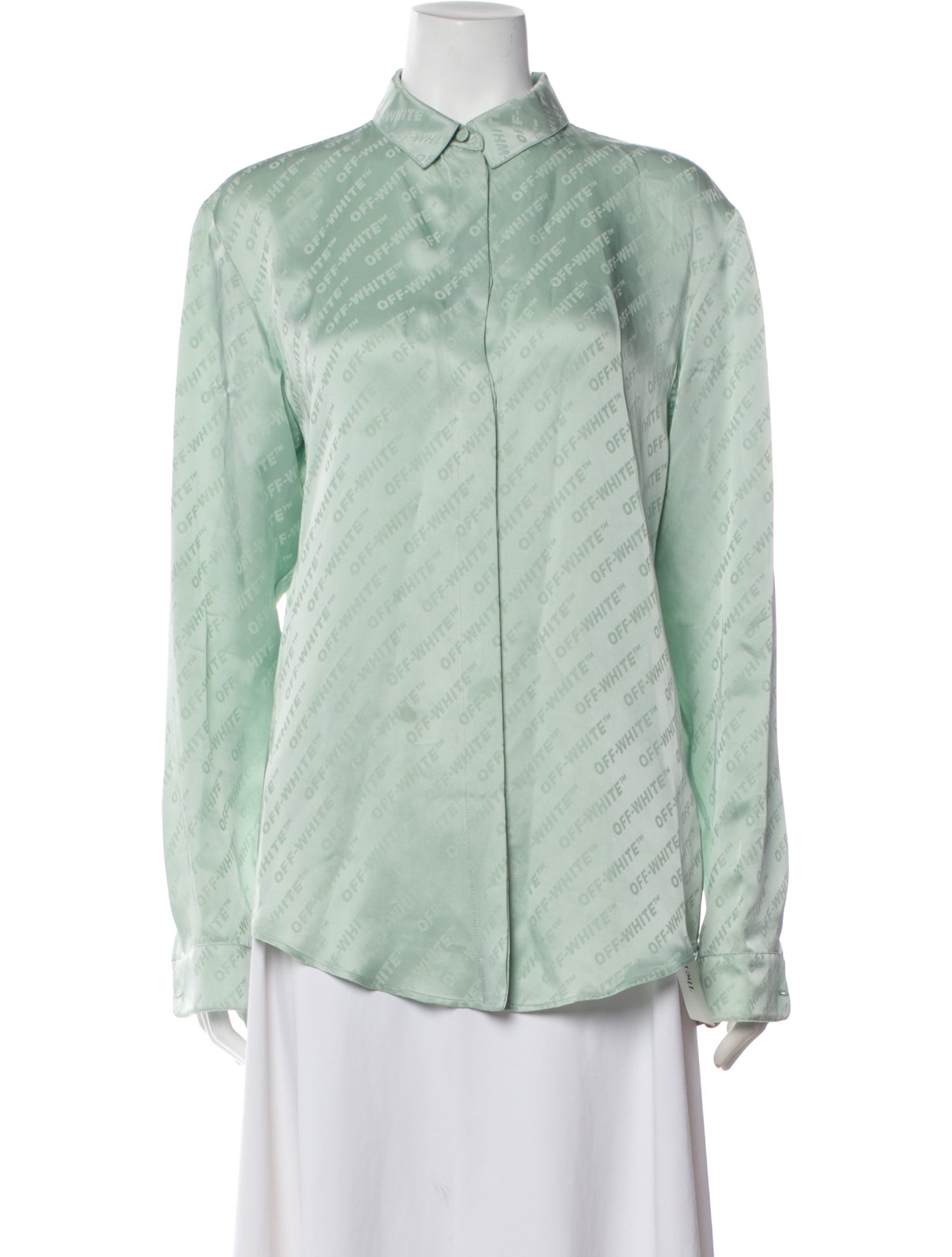 Off-White 2019 Printed Button-Up Top