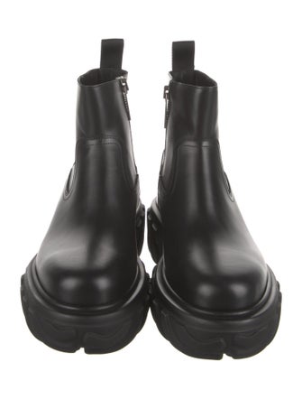 Off-White Exploration Tractor Motor Leather Chelsea Boots