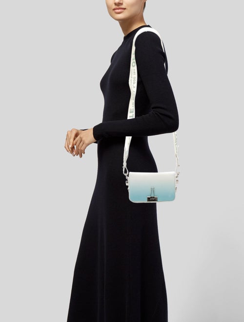 Off-White Patent Leather Crossbody Bag