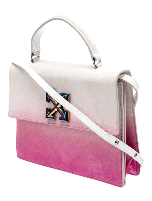 Off-White Suede Top Handle Bag