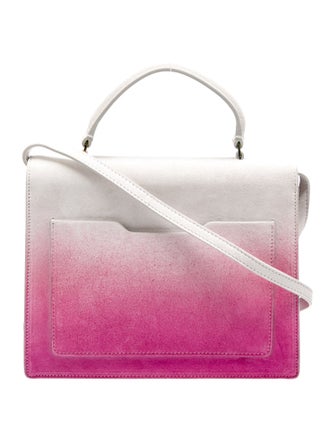 Off-White Suede Top Handle Bag