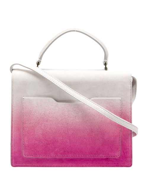 Off-White Suede Top Handle Bag