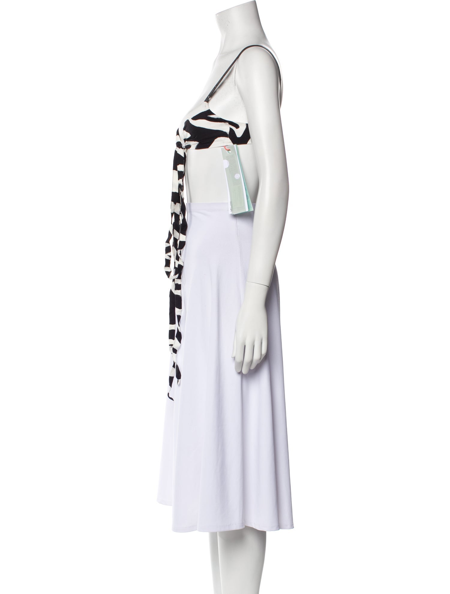 Off-White 2022 Zebra Crop Top