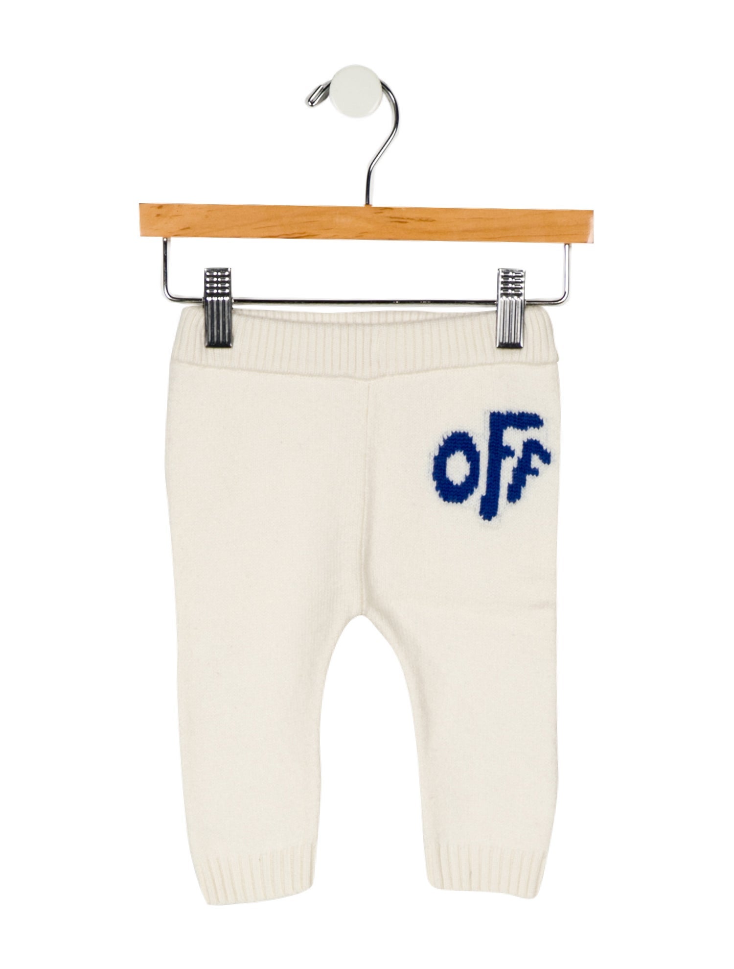 Off-White Boys' Virgin Wool Logo Pants