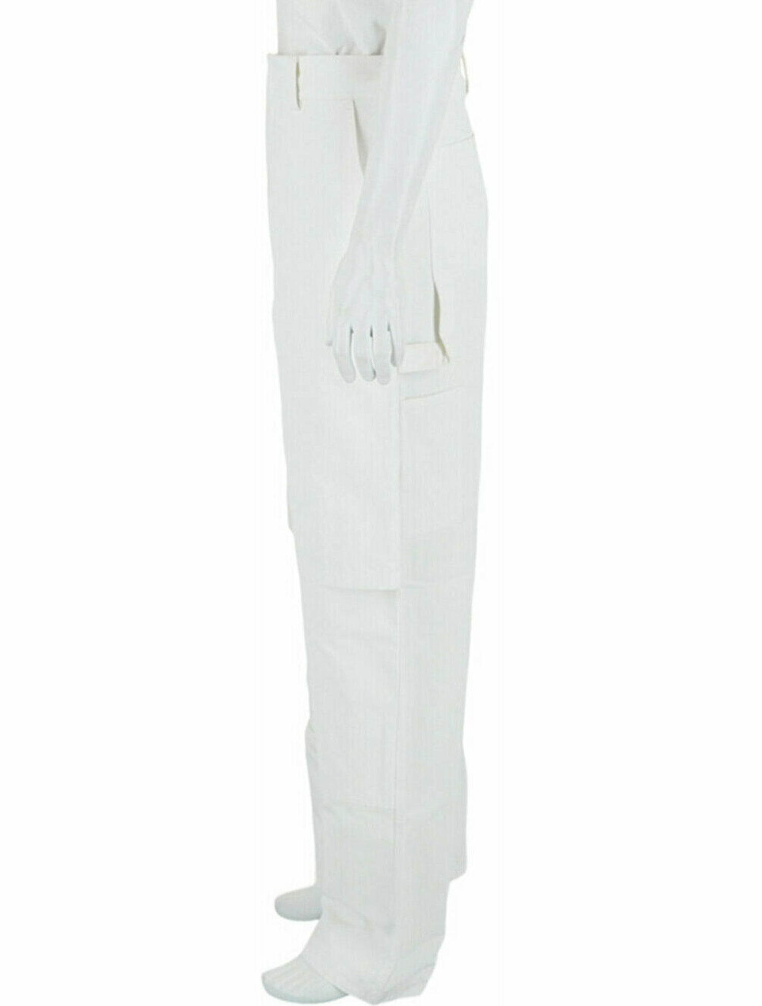 Off-White Solid Pants w/ Tags