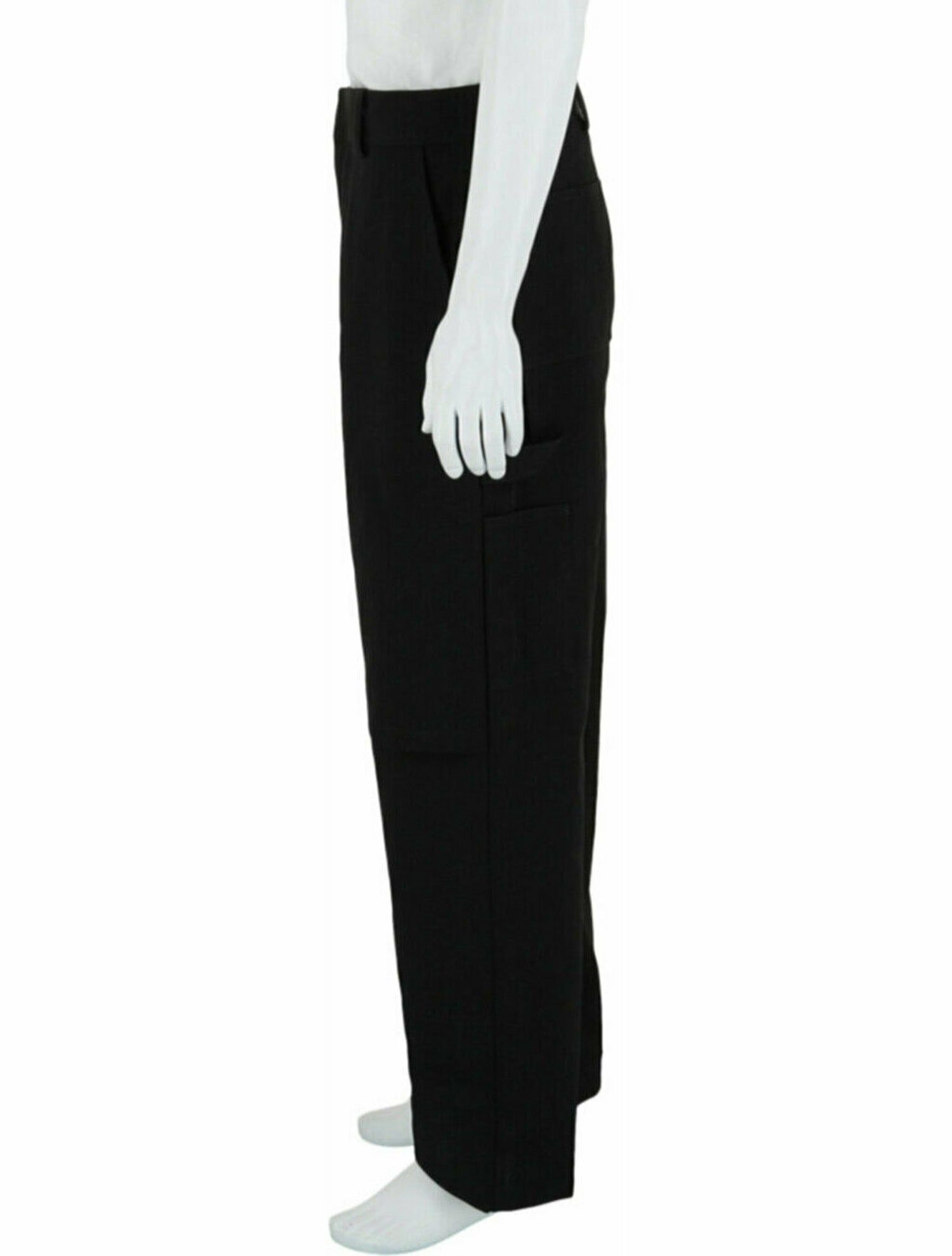 Off-White Solid Pants w/ Tags