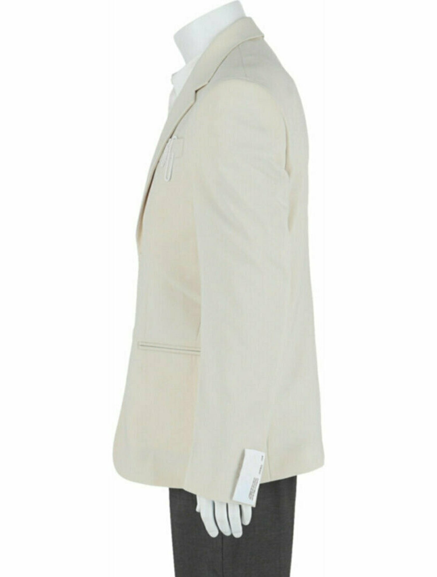 Off-White Solid Blazer w/ Tags