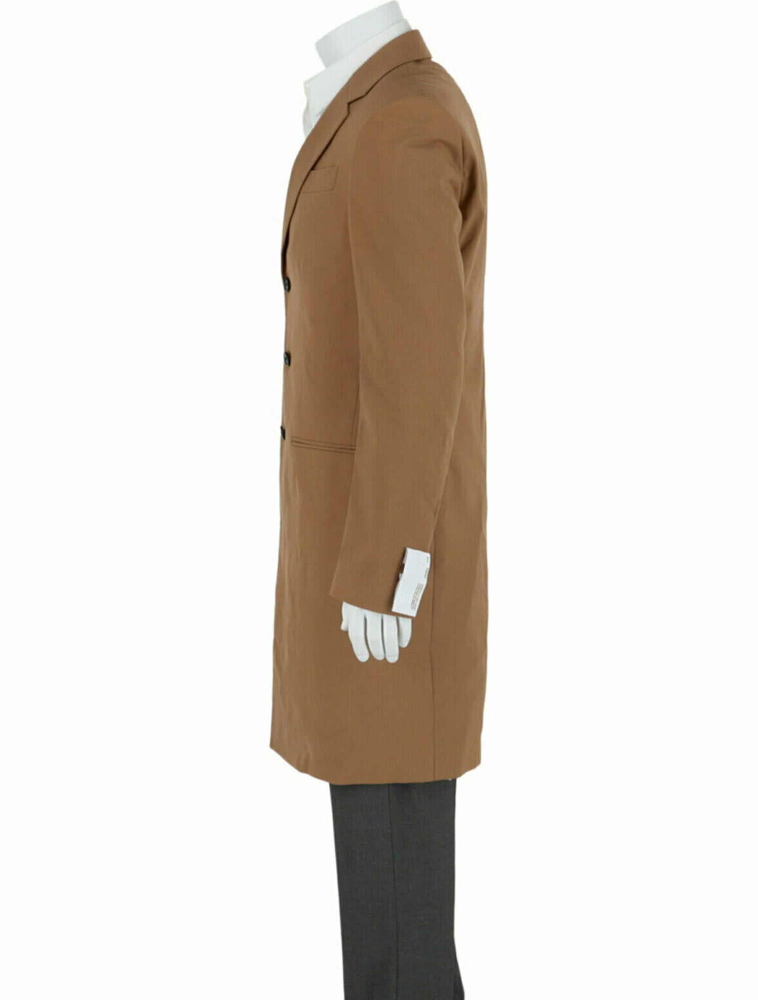 Off-White Solid Coat w/ Tags