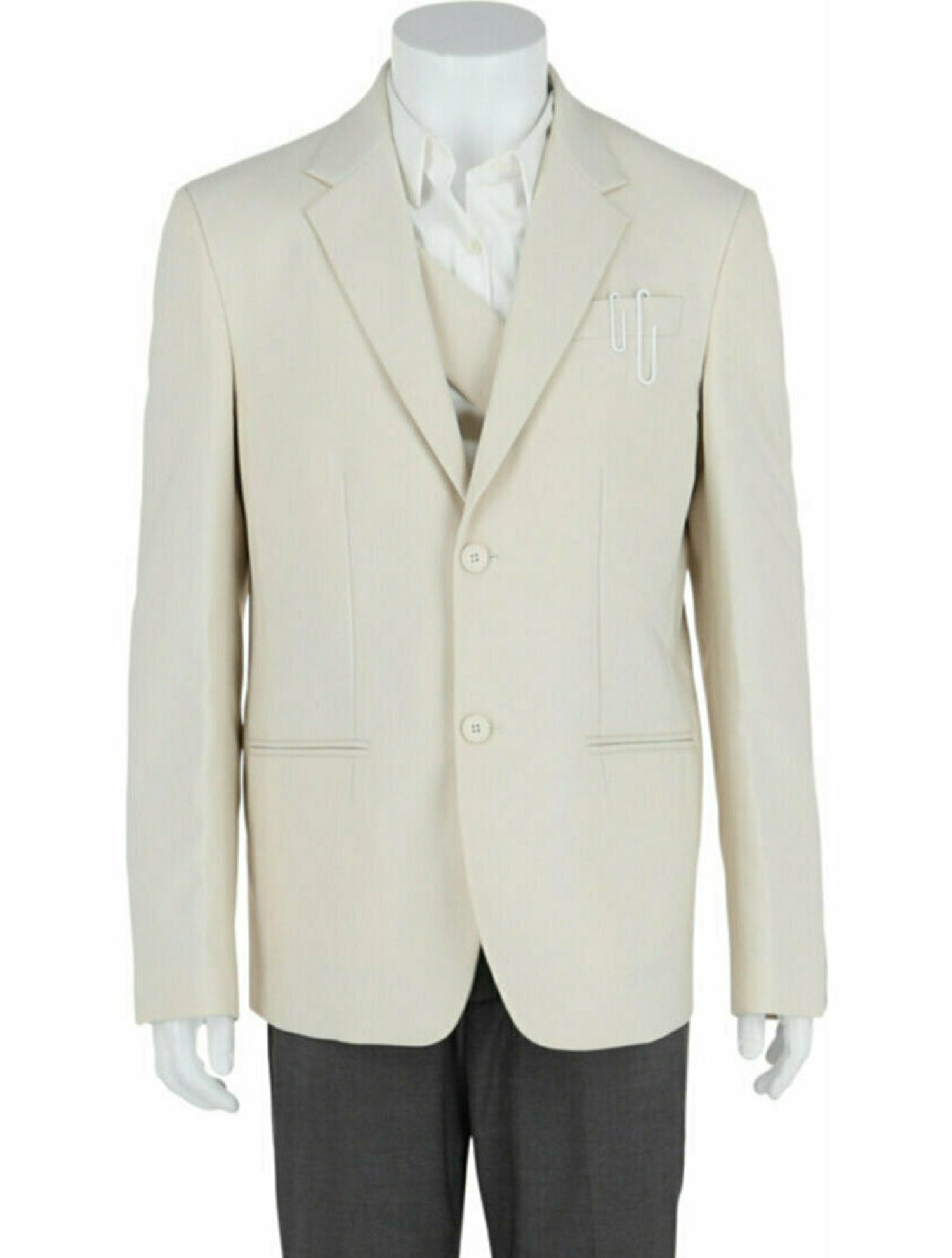 Off-White Solid Blazer w/ Tags
