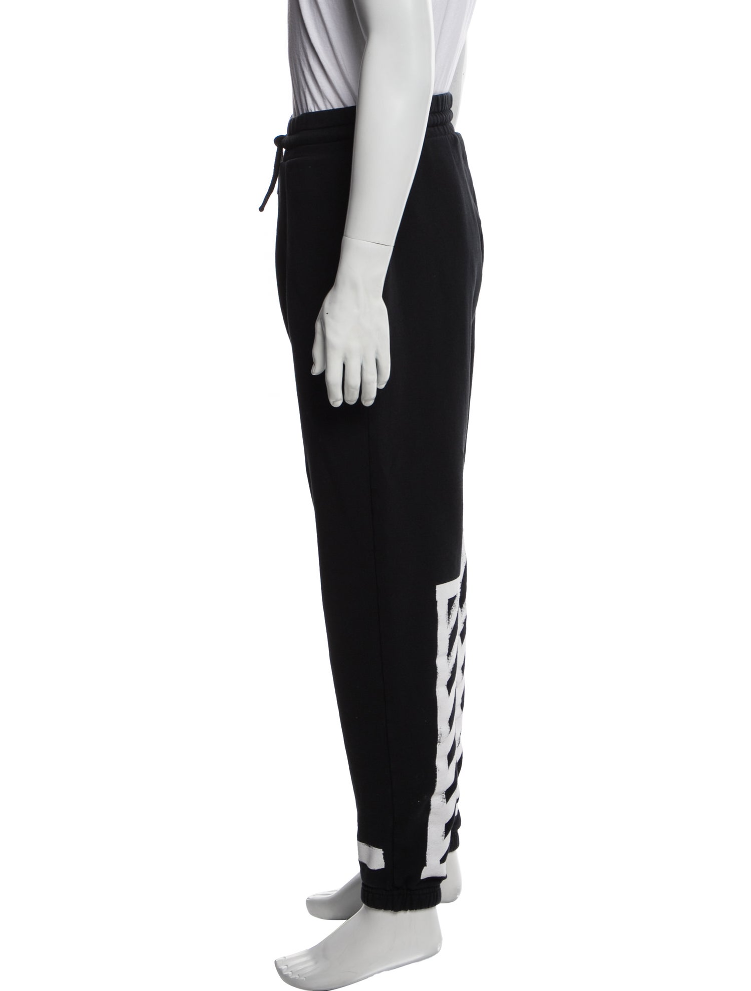 Off-White Diag Colorblock Pattern Lounge Bottoms