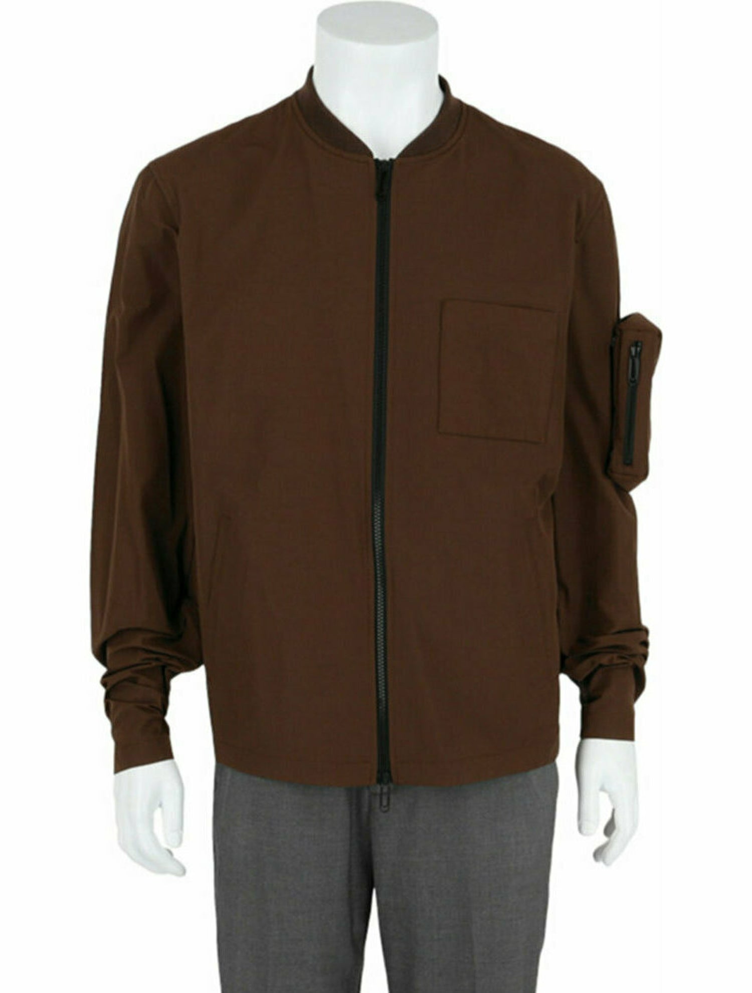 Off-White Solid Bomber Jacket w/ Tags