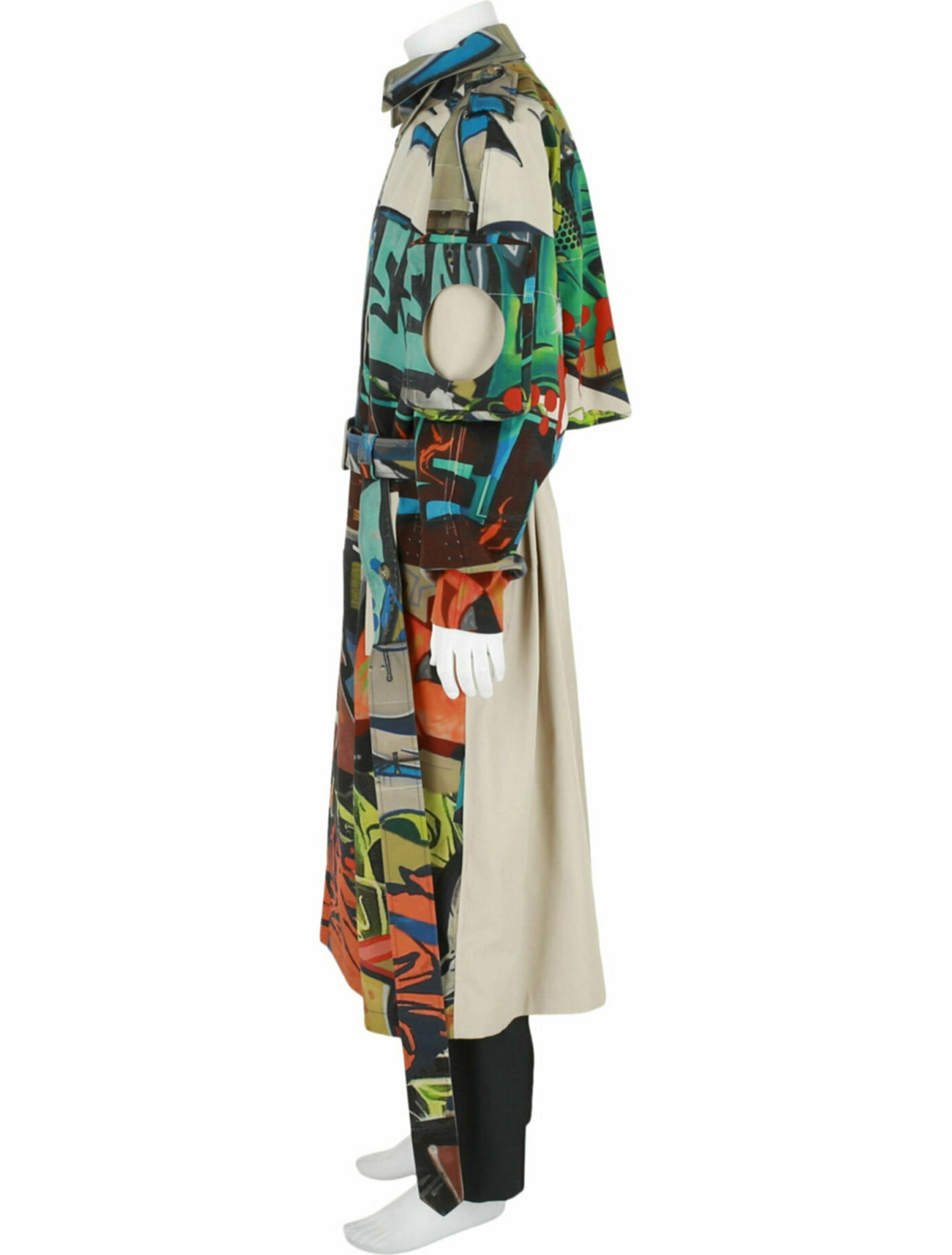 Off-White Printed Trench Coat w/ Tags