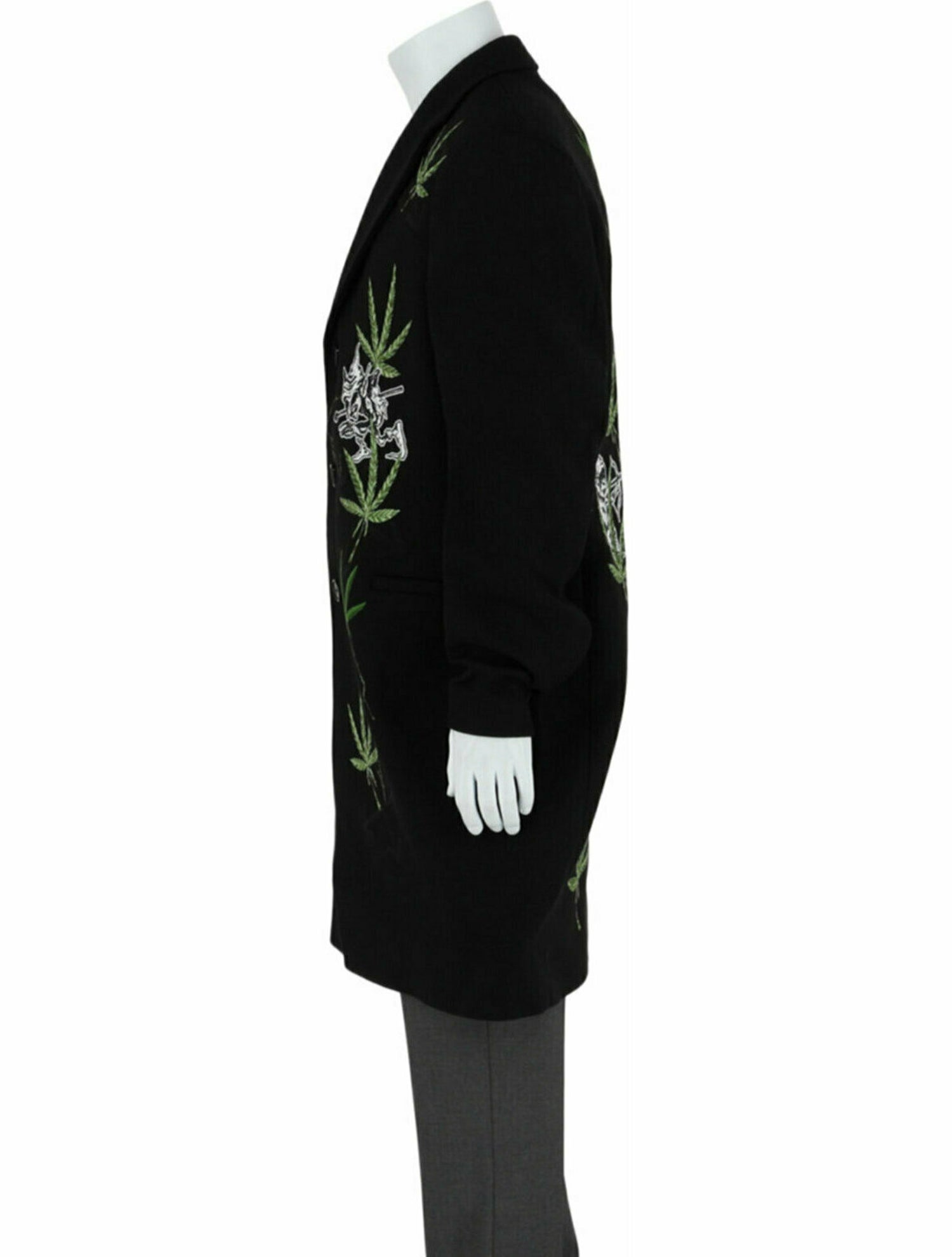 Off-White Graphic Print Coat w/ Tags