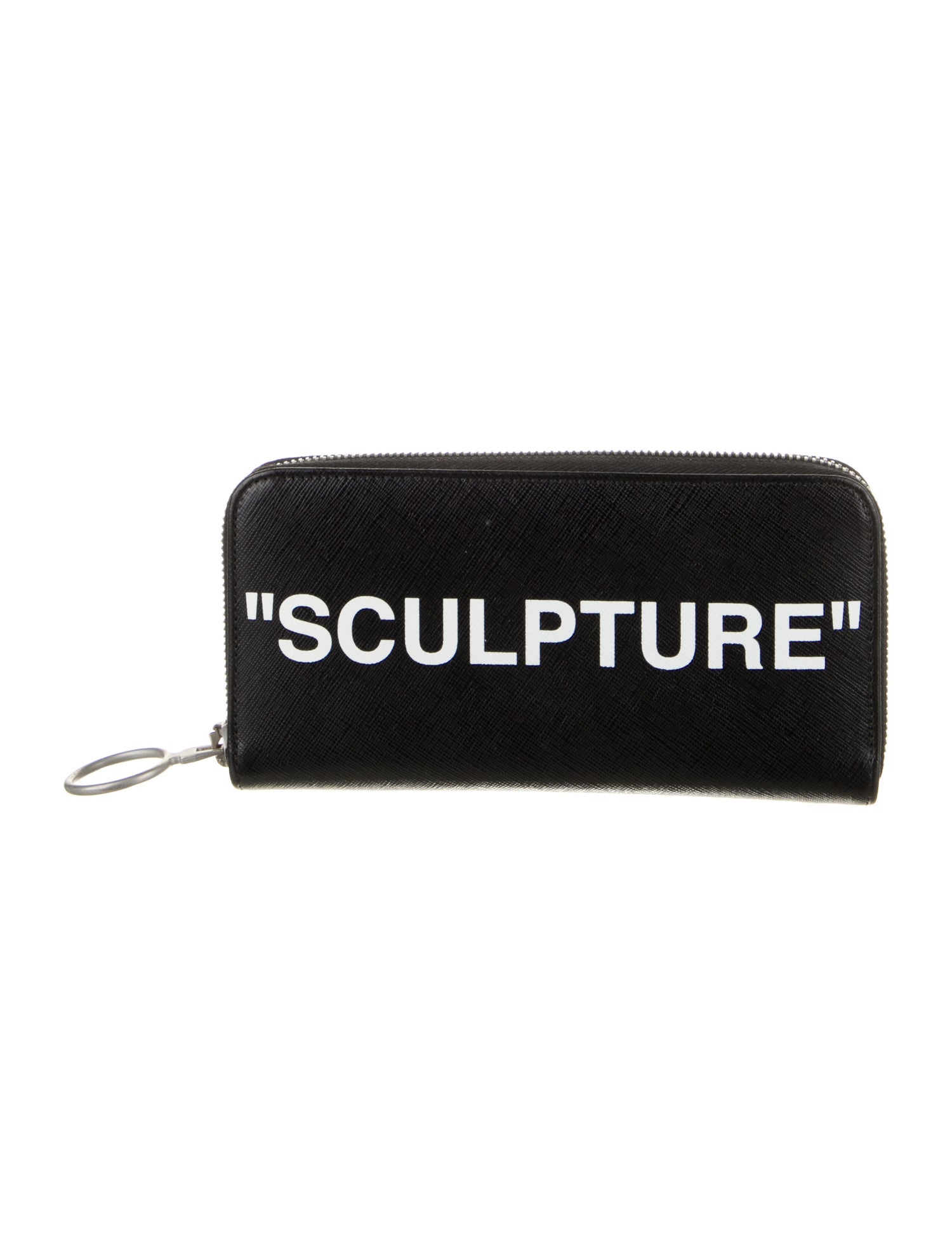 Off-White Leather Printed Continental Wallet