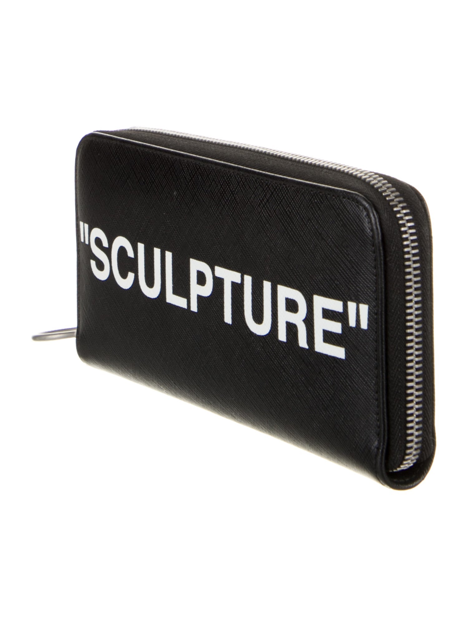 Off-White Leather Printed Continental Wallet