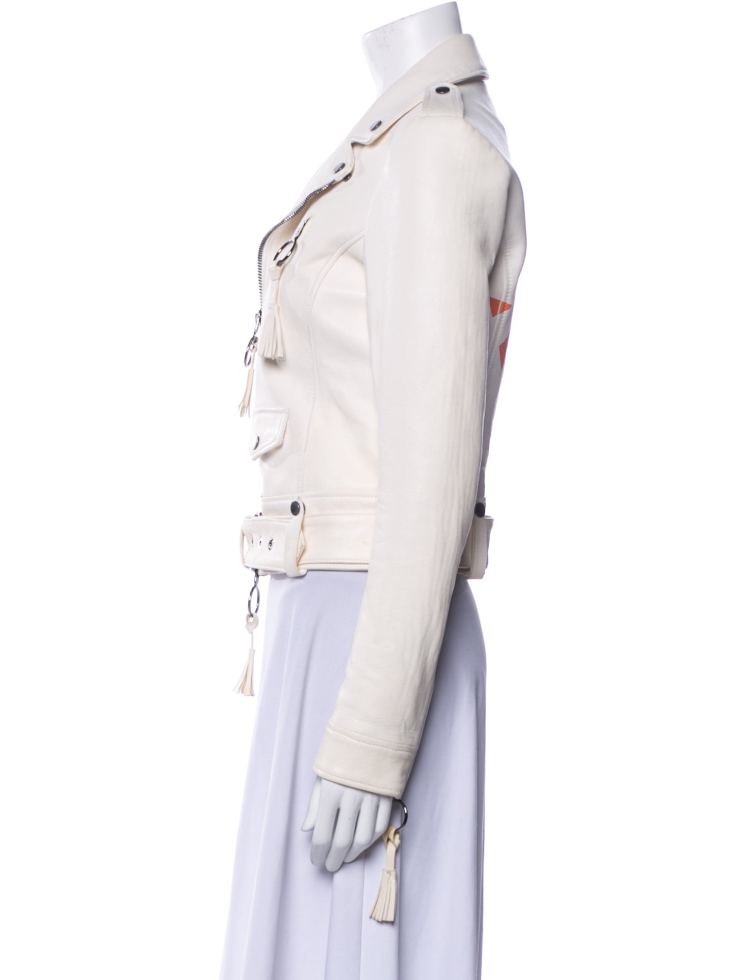 Off-White 2019 Leather Biker Jacket