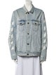 Off-White 2018 Temperature Diagonals Denim Jacket