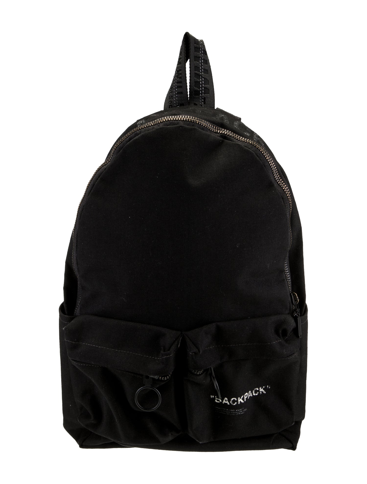 Off-White Canvas Backpack