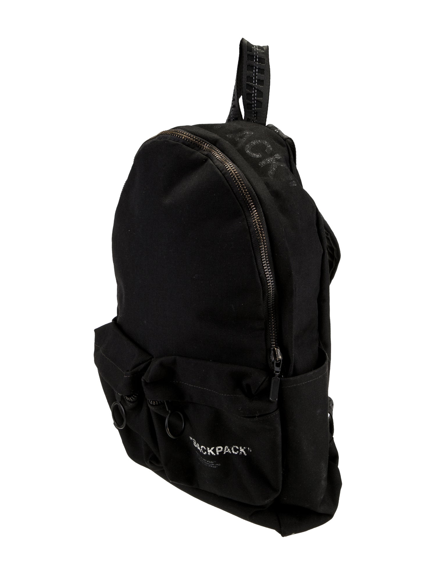 Off-White Canvas Backpack